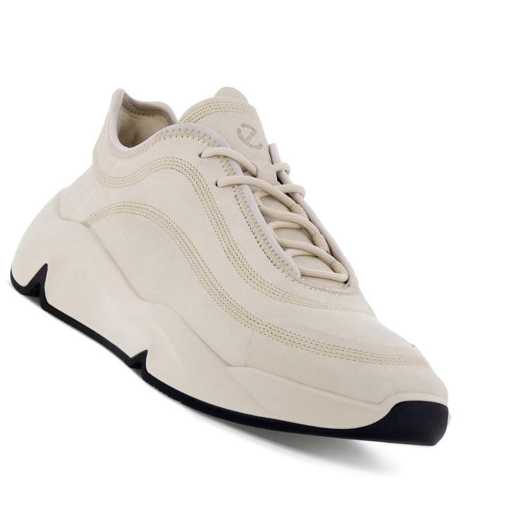 Men's Ecco Chunky Retro Sneakers Beige | Canada 612NWY